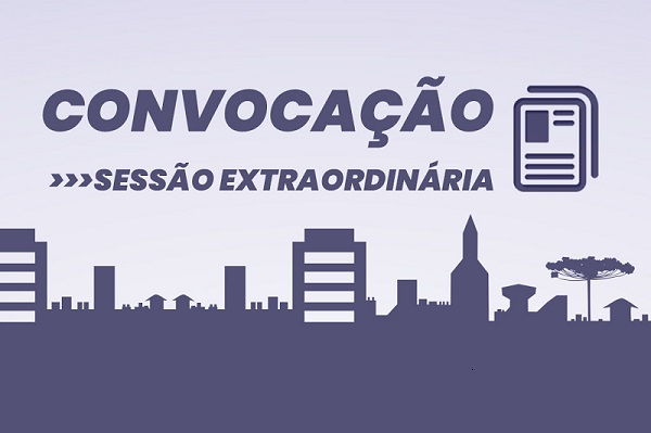 Câmara convoca sessão extraordinária para dia 01 de dezembro de 2023