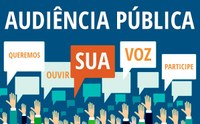 Câmara Municipal realizará audiência pública dia 09 de novembro de 2022